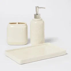 Vanity Tray Crackle Cream - Threshold™ -Threshold Living Deals GUEST d11a6386 86e7 4beb 8801 a5197434e823