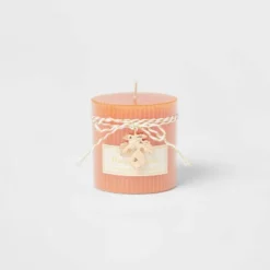 Ribbed Pillar Pumpkin Spice Candle - Threshold™ -Threshold Living Deals GUEST e467f067 2ab8 486b 8756 c7488700fa1b