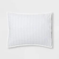 Reversible Cotton Stripe Quilt Sham - Threshold™ -Threshold Living Deals GUEST e4cf0cec a450 4cc1 91b4 45e3f6a809e4