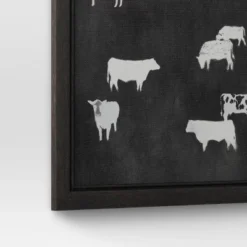 (Set Of 2) 12" X 12" Cow Collection II Framed Wall Canvases - Threshold™ -Threshold Living Deals GUEST ed6cea91 4424 4805 8aee 4c4271b75676