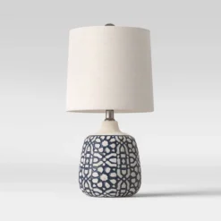 Assembled Ceramic Table Lamp Blue - Threshold™ -Threshold Living Deals GUEST eebdc7b4 b4c2 498c 8aa2 5c9883583dfe