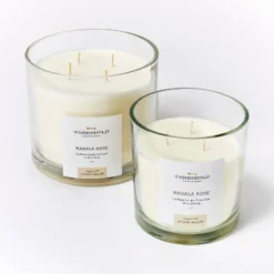 Clear Glass Masala Rose Candle White - Threshold™ Designed With Studio McGee -Threshold Living Deals GUEST f2b77a6d 4874 4289 ae4b 159dc54bc650
