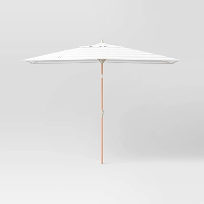 10'x6' Rectangular Market Patio Umbrella - Light Wood Pole - Threshold™ 13 10'x6' Rectangular Market Patio Umbrella - Light Wood Pole - Threshold™ - Image 13