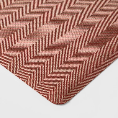 20" X 36" Herringbone Rust Comfort Mat - Threshold™ 2 20" X 36" Herringbone Rust Comfort Mat - Threshold™ - Image 2