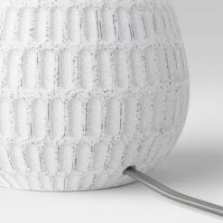 Ceramic Textured Table Lamp Base White - Threshold™ 5 Ceramic Textured Table Lamp Base White - Threshold™ -Threshold Living Deals GUEST fc9f4ede e288 4863 a616 ae078ed887a0