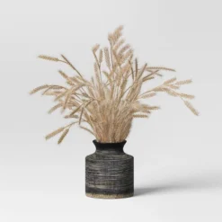Grass Arrangement In Ceramic Pot Black - Threshold™ -Threshold Living Deals GUEST feadbbf9 25c2 45e5 ba31 61ab6f1faca8